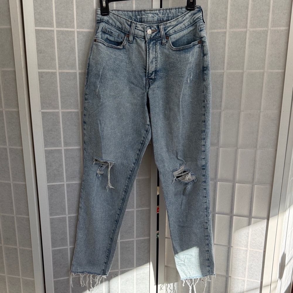 Old Navy High Rise Curvy O.G straight Secret Smooth Pockets